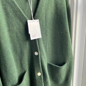 NWT & Other Stories Forest Green Sweater Cardigan
